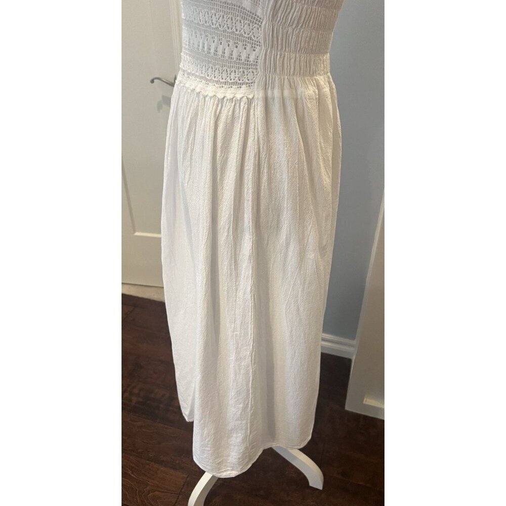 Seaspice Resort Wear Arabella Panel High Split Midi Dress M Peruvian Cotton EUC - Picture 11 of 16